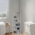 thumbnail image 1 of Nsxcdh Storage Shelf 6-Tier Storage Rack Multi-Layer Steel Frame Organizer Easy Assembly Standing Shelf For Bedroom Living Room Kitchen or Dorm, 1 of 6