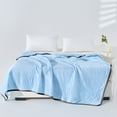 thumbnail image 1 of Nsxcdh Summer Quilt Cotton Air Conditioning Blanket Small Water-Washed Summer Quilt Seamless Ultra Soft Lightweight Throw for Fresh and Cool Sleeping Gift, 1 of 6