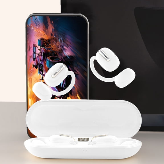 OWS Open Bluetooth Headset Wireless Not In-ear Integrated Battery Life Up To 36H High Definition Noise Cancellation Call Directional Sound Transmission, Gifts for Father