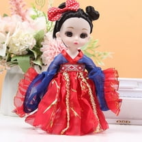 Savings Oefntac Dolls 17cm Vintage Style Doll Hanfu Small Decorative Figure Gift to Give Her Safe and Stable Toys for Holiday and Birthday Gifts