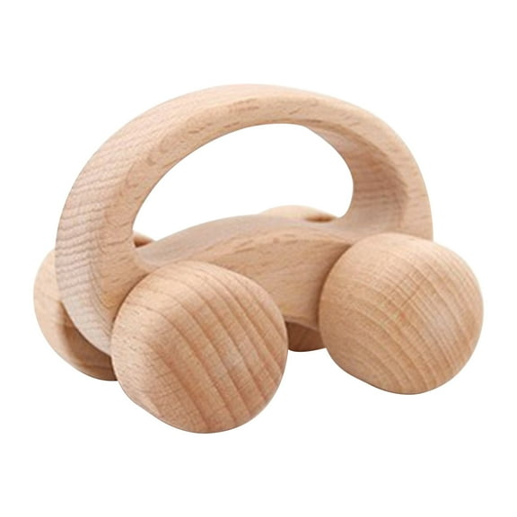 Savings Oefntac Infants Learn To Crawl, Grasp,Beech Wood Toy,Wooden Car,Puppy Car Wooden Molars