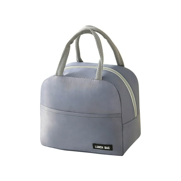 Savings Oefntac Lunchbag Solid Color Twill Bento Bag Portable Insulation Bag Thickened Student Lunch Box Bag Lunch Bag Lunch Bag