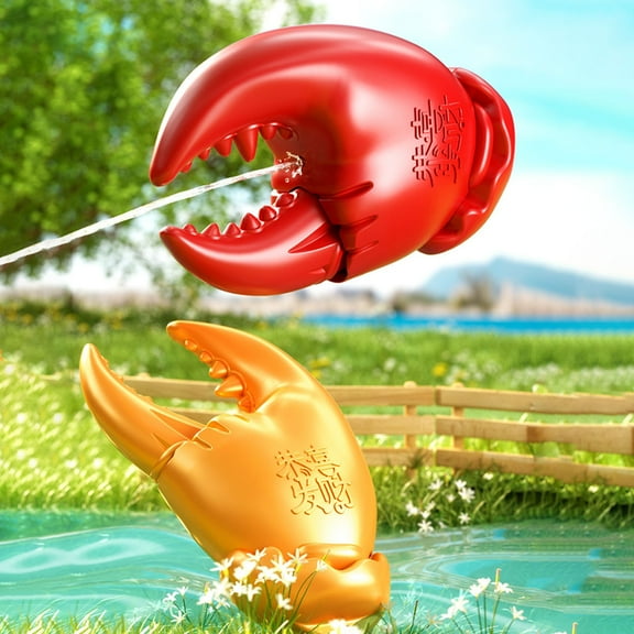 Savings Oefntac Water Guns Crab Claw Water Guns Toy Can Launches Press Water Guns Long Range with Claws in Hand to Fight Water Fighters