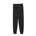 thumbnail image 1 of Fashion Olyvenn Modal Athletic Harem Pants for Womens Wide Leg Comfy Dance Pant Workout Yoga Joggers Sweatpants Sweat Pant Loungewear Black M, 1 of 9