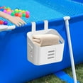 thumbnail image 1 of Plastic Hanging Storage Basket for Pool Side,Above Ground Pool Hanging Bins with Hook,Large Capacity Pool Cup,Versatile Storage Basket,Pool Storage Bins for Most Frame Pools, 1 of 7