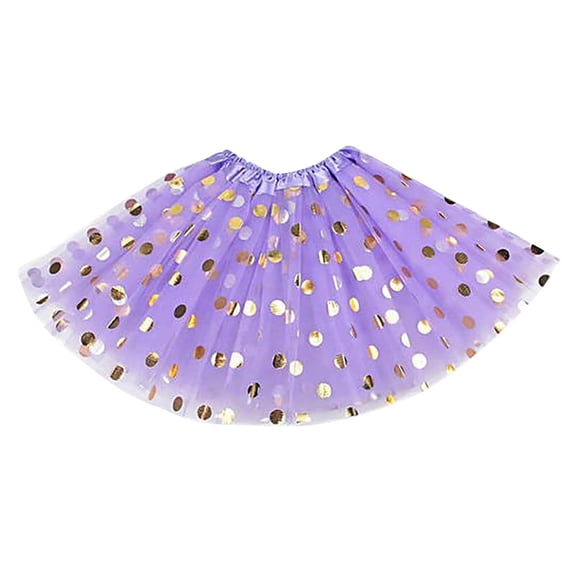 Sparkly Tutu Skirt for Girls Multi-layered Tutus Elastic Waist Neon Tulle Skirt Party Clubwear Cute Mini Short Skirt (One Size, Multicolor)
