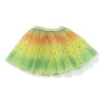 thumbnail image 1 of Sparkly Tutu Skirt for Girls Multi-layered Tutus Elastic Waist Neon Tulle Skirt Party Clubwear Cute Mini Short Skirt (One Size, Yellow 01), 1 of 2