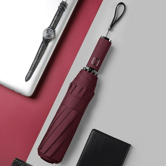 Sun Umbrella Parasol UV Umbrella for Sun Protection Portable Folding Umbrella Travel Foldable Compact Umbrellas Auto Open & Close Large Lightweight Windproof Parasol Travel Essentials