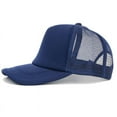 thumbnail image 1 of UTSJKR Baseball Cap Plain Blank Neon Trucker Hat 5 Panel Summer Baseball Cap Mesh Back Snapback Adjustable Navy, 1 of 2