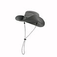 thumbnail image 1 of UTSJKR Casual Wide Brim Waterproof UPF 50+ Bucket Sun Summer Travel Fishing Hiking Fisherman Hat Detachable Chin Gray M, 1 of 5