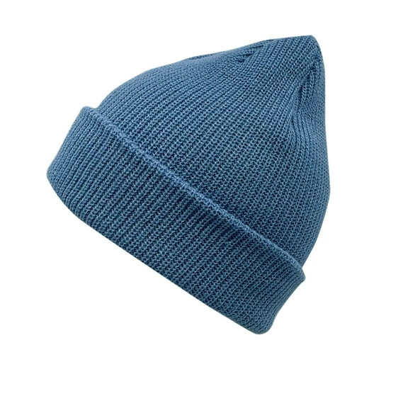 UTSJKR Warm Beanie Hat for Women,Classic Fleece Lined Warm Winter Beanies Caps Unisex Fashion Rib Knit Cuffed Skullies Cap Sky Blue