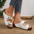 thumbnail image 1 of Women's Sandals Women's Fashion Casual Spring New Beach Open Toe Thick Bottom Wedge Heels, 1 of 6