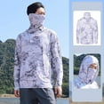 thumbnail image 1 of Savings Up to 50% off UV Tops Sun Protection Men's Summer Sunscreen Is Lightweight Breathable And Long Sleeve With Mask Hooded Blouse, 1 of 3