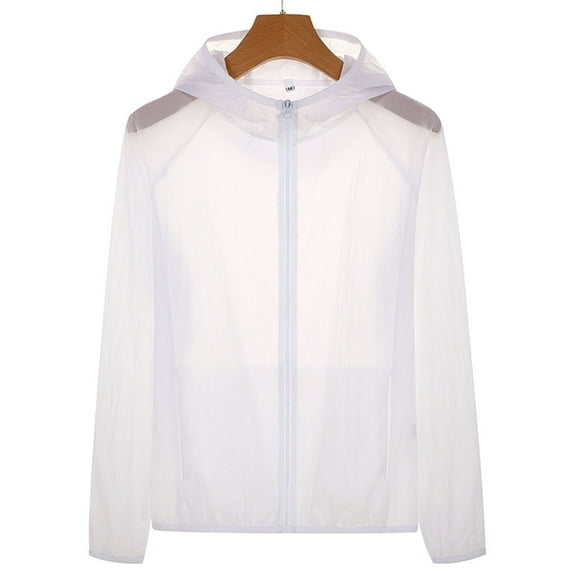 Summer Sunscreen Clothing Women Men Windproof Jacket Outdoor Sports Dry Windbreaker Coat Top