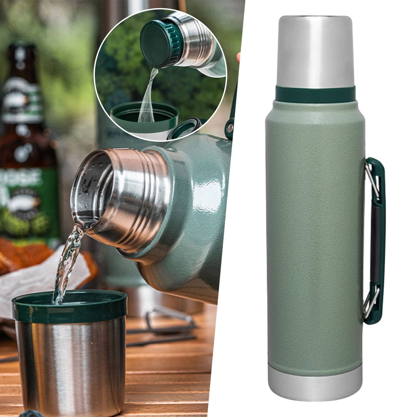 Savings! Vacuum Insulated Jug Stainless Steel Water Bottle Outdoor