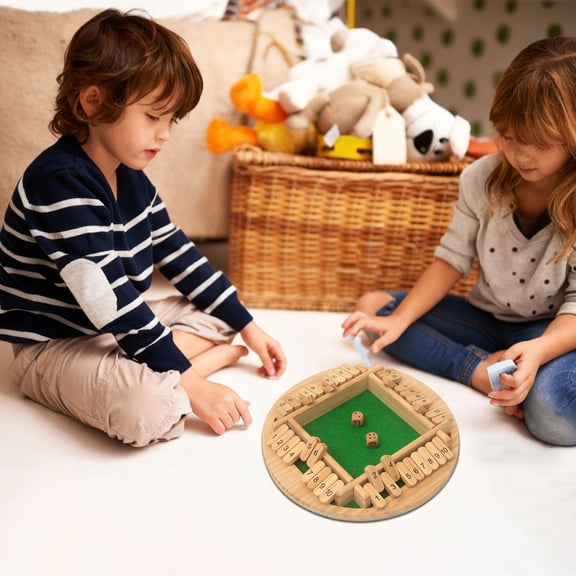 Savings Week karymi Four-Sided Wooden Flip Toss Table Game Portable Drinking Party Game for Adults Family Bar Pub Indoor Outdoor Fun Funny Christmas Gifts Weekly Deal Winter Savings