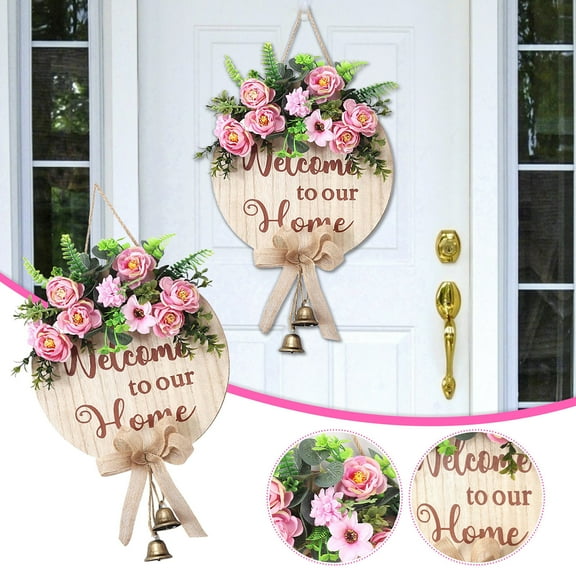 Savings Welcome Nordic Home Decoration Wreath Shooting Props Door Wall Decoration,Garden Decor