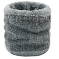 thumbnail image 1 of Winter Scarf With Warmth And Plush Same Gender Design Protection High Neck Thick Yarn Single Circle Solid Color And Neck Cover, 1 of 6