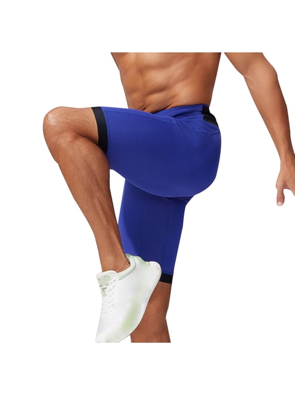 Fashion YLSDY Leggings for Men Comfortable Yoga Pants with Stretch and Moisture-Wicking Breathable Compression Pant Purple M