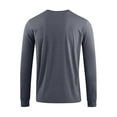 thumbnail image 1 of Fashion YLSDY Long Sleeve Shirts for Men Moisture Wicking Quick Dry Undershirt Crew Neck Workout T-Shirt Loungewear Big and Tall 2025 Gray XXXL, 1 of 9