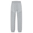 thumbnail image 1 of Fashion YLSDY Mens Patchwork Athletic Track Pants Casual Outdoor Running Workout Joggers Pant with Pockets Cinched Sweatpants Gray M, 1 of 3