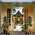 thumbnail image 1 of YZEGDCH Privacy Door Curtain, Christmas Door Banner, Perfect for Merry Christmas Party Supplies and Holiday Cheer, Christmas Gifts Today's, 1 of 6
