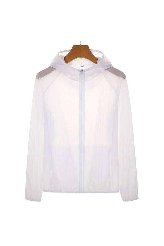 Summer Sunscreen Clothing Women Men Windproof Jacket Outdoor Sports Dry Windbreaker Coat Top