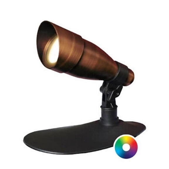 Savio 9WCCKIT-BZ 9 watt LED Color-Changing Bronze Spotlight