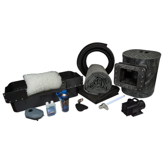 Savio Select 3000 Complete Water Garden and Pond Kit with Savio 28-Watt High Output UVinex Clarifier and 10 x 20 Foot EPDM Rubber Liner - SAUV30