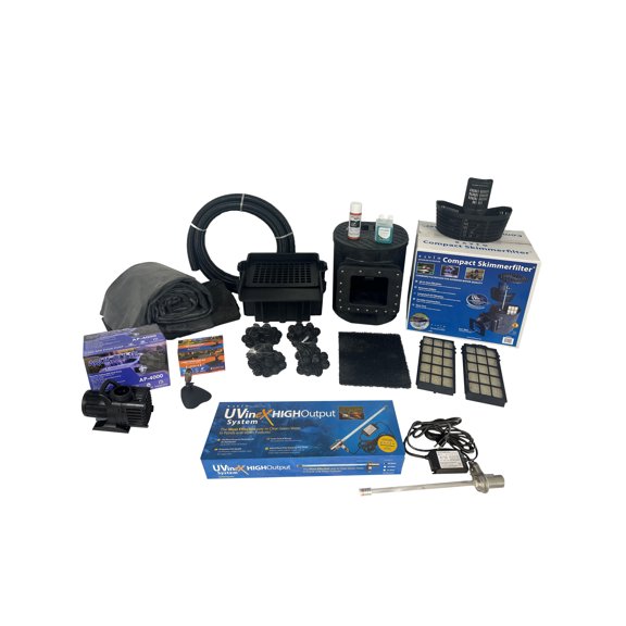 Half Off Ponds Savio Select 4000 EPDM Pond Kit with UV Clarifier, 20 ft. x 20 ft.