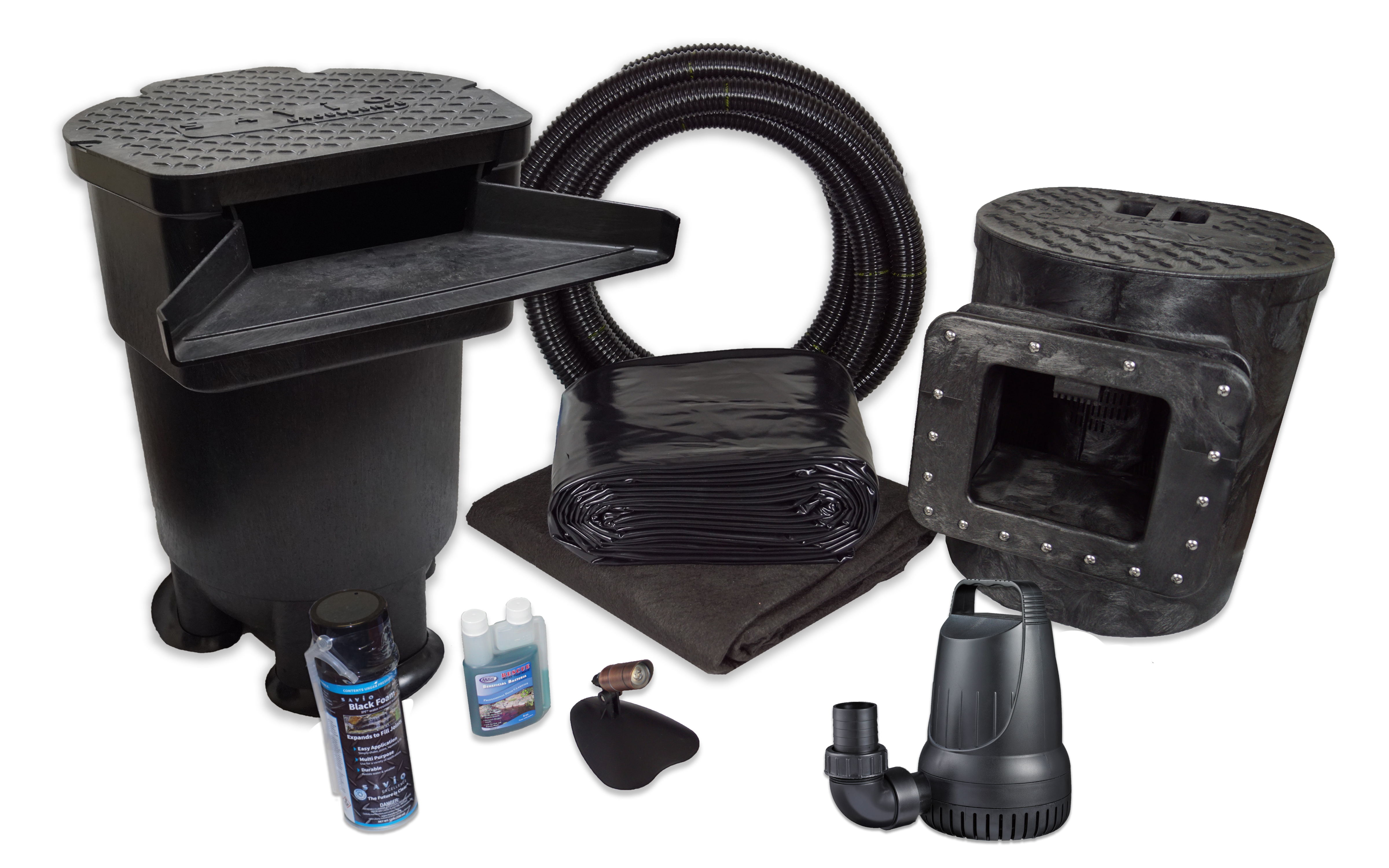 Savio Signature 4100 Complete Water Garden and Pond Kit with 20 Foot x 25 Foot PVC Liner - PVCMDS0 - image 1 of 7