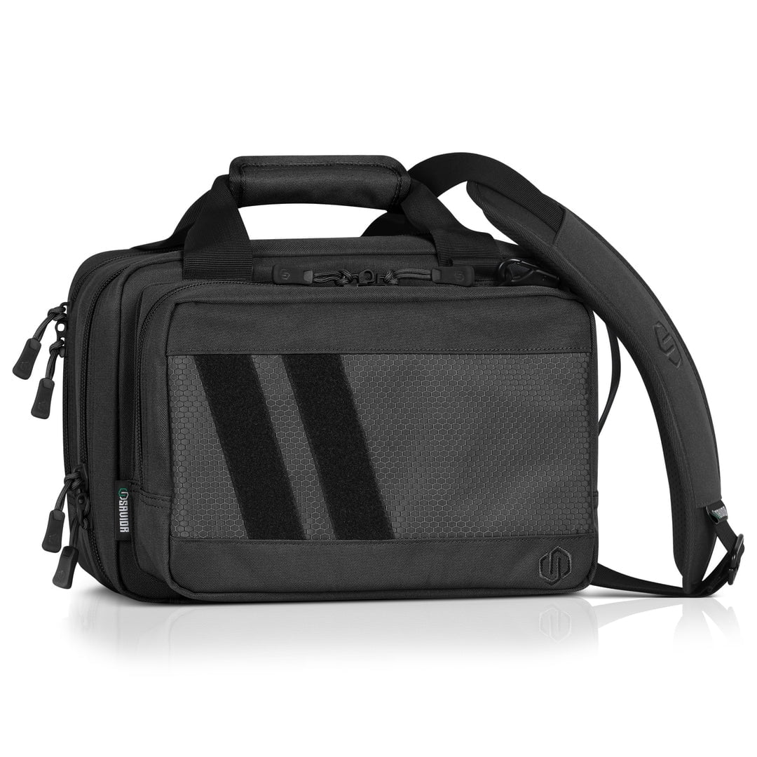 Savior Equipment Specialist Pistol Mni Range Bag, Black, 13in L x 9inH x 8in W