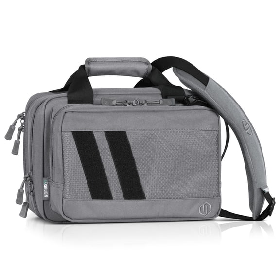Savior Equipment Specialist Pistol Mni Range Bag, Grey, 13in L x 9inH x 8in W