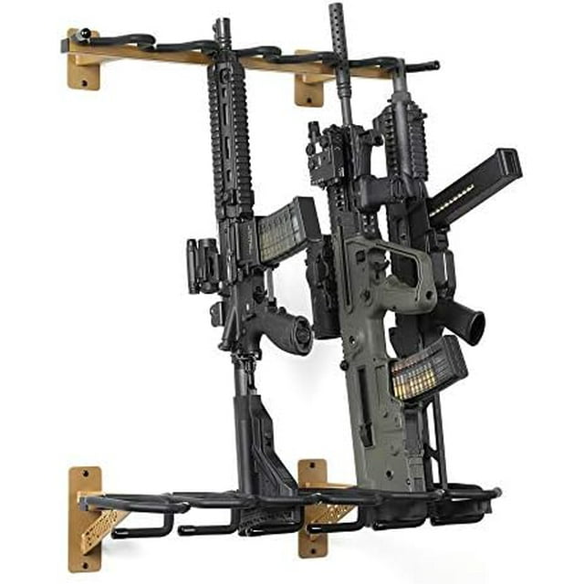 Savior Equipment Wall-Mount Rifle Rack Tactical Shotgun Carbine Firearm ...