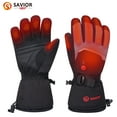 thumbnail image 1 of Savior Heat Electric Heated Gloves Unisex Battery Powered Hand Warmer Hunting Glove Perfect for Skating Hiking Cycling,Relieve Raynauds Disease, 1 of 10