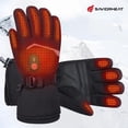 thumbnail image 1 of Savior Heat Heated Gloves for Men, Women7.4V Rechargeable Electric Heating Glove, Touchscreen Ski Gloves for Motorcycle, Fishing ,Riding, 1 of 10