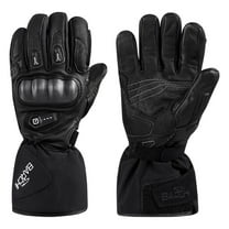 Savior Heat Heated Motorcycle Gloves Men's Full Finger with Hard Knuckle Rechargeable Touch Screen Cycling Riding Gloves ,Black XS-3XL