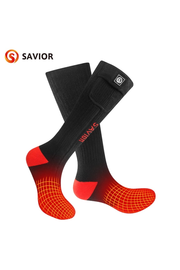 Heated Socks Men Women Battery Sock for Cold Feet Thermal Electric Socks for Camping Winter Footwarmers