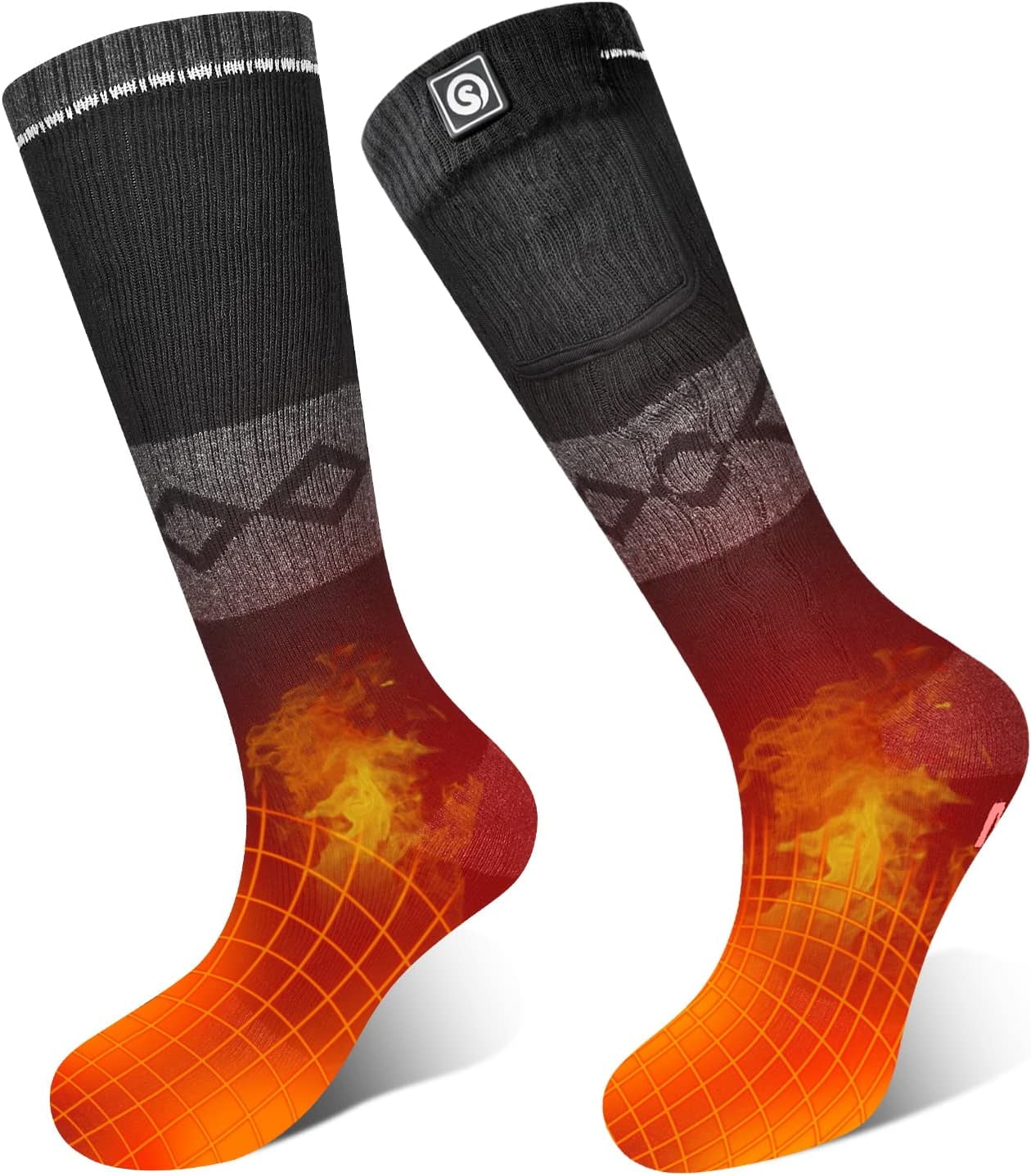 Snow DEER SVPRO Heated Socks For Men Women Rechargeable Battery