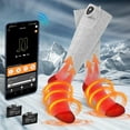 thumbnail image 1 of Savior Heat Heated Socks for Men Women, Remote Control 2200mAh 7.4V Rechargeable Electric Heated Socks with 3 Heat Settings for Winter Sports, 1 of 7