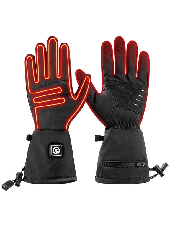 Rechargeable Heated Gloves for Ultimate Winter Comfort and Touchscreen Control - Electric Glove Liner Ideal for Outdoor Activities