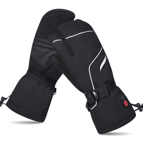Savior Heated Mittens for Men Women, Heated Gloves Unisex Rechargeable Battery Powered Electric Heated Ski Gloves, Winter Gloves for Arthritis Skiing Hiking Outdoor