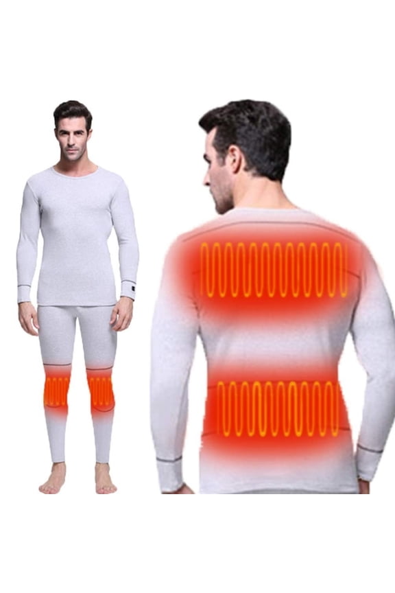 Thermal Underwear Set Men Women, 30Sec Fast Heating, Breathable Flexible undershirt snow gear for Home Indoors, Outdoors, Sports,Winter