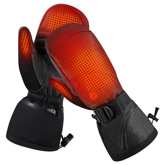 Savior Heat Waterproof Men Women electric Heated Gloves for Motorcycle Riding Cycling Fishing Ski Hiking 3 Temperature Setting Levels Touchscreen Hand Warmer |2 Pack Rechargeable 7.4V 2200mAh Battery