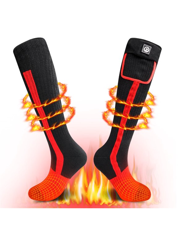Winter Heated Sock Rechargeable Battery Stocking Women Electric Heating Ski Socks Sports Man Thermal with Warmer Foot