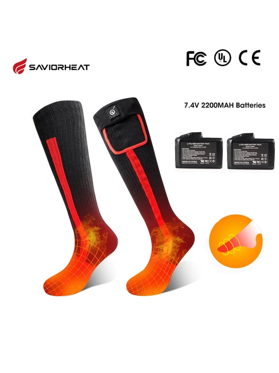 Winter Heated Socks for Men Comfort with Rechargeable 7.4V 2200mAh Battery, Washable, Ideal for Arthritis Relief, Outdoor Hunting