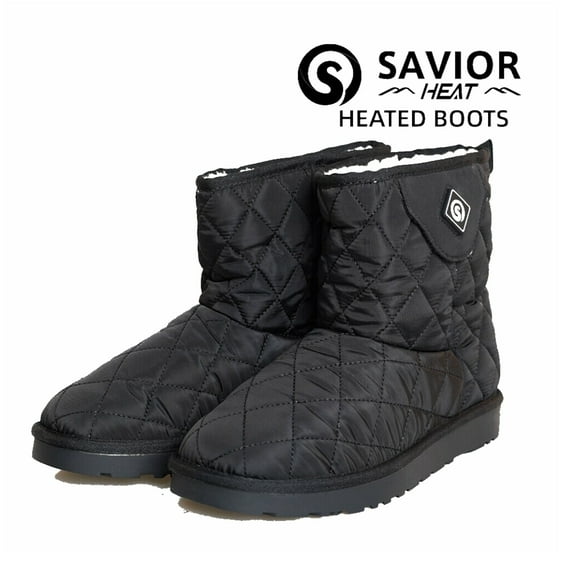 Savior Heat Women Girls Heated Snow Boots Winter Warm Shoes 35-46 Size