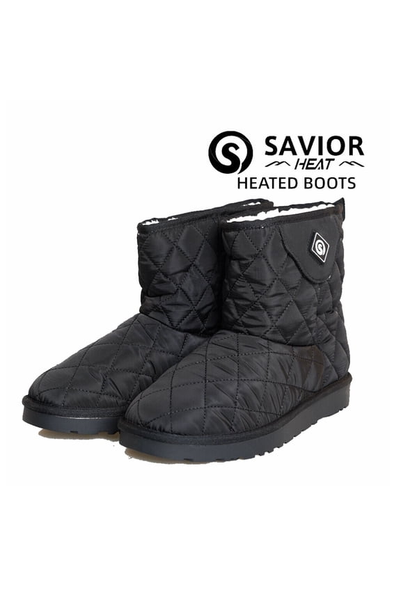 Women Girls Heated Snow Boots Winter Warm Shoes 35-46 Size