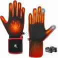 thumbnail image 1 of Savior Heated Glove Liners,Electric Heated Thin Gloves,Rechargeable,Suitable for Winter Driving,Typing,Running,etc., 1 of 7