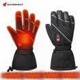 thumbnail image 1 of SAVIOR HEAT Heated Gloves for Men Women, Rechargeable Electric Heated Leather Skiing and Snowboarding Gloves, 1 of 12